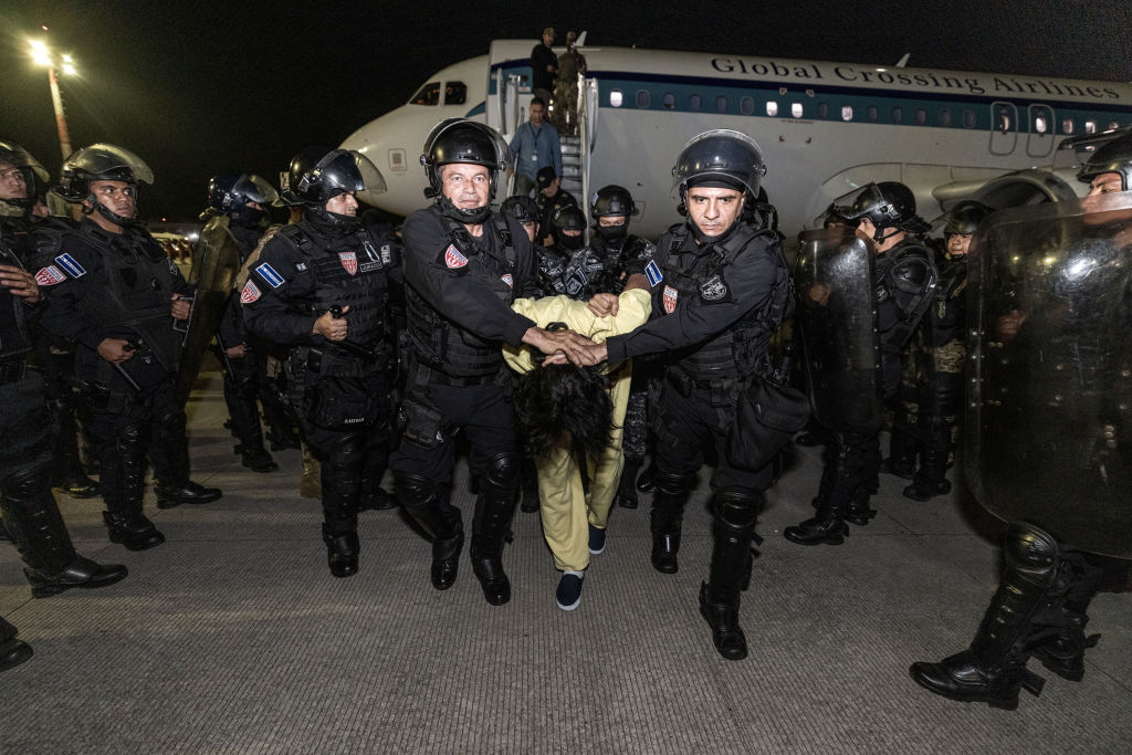 US deports over 250 alleged gang members to El Salvador’s mega-prison
