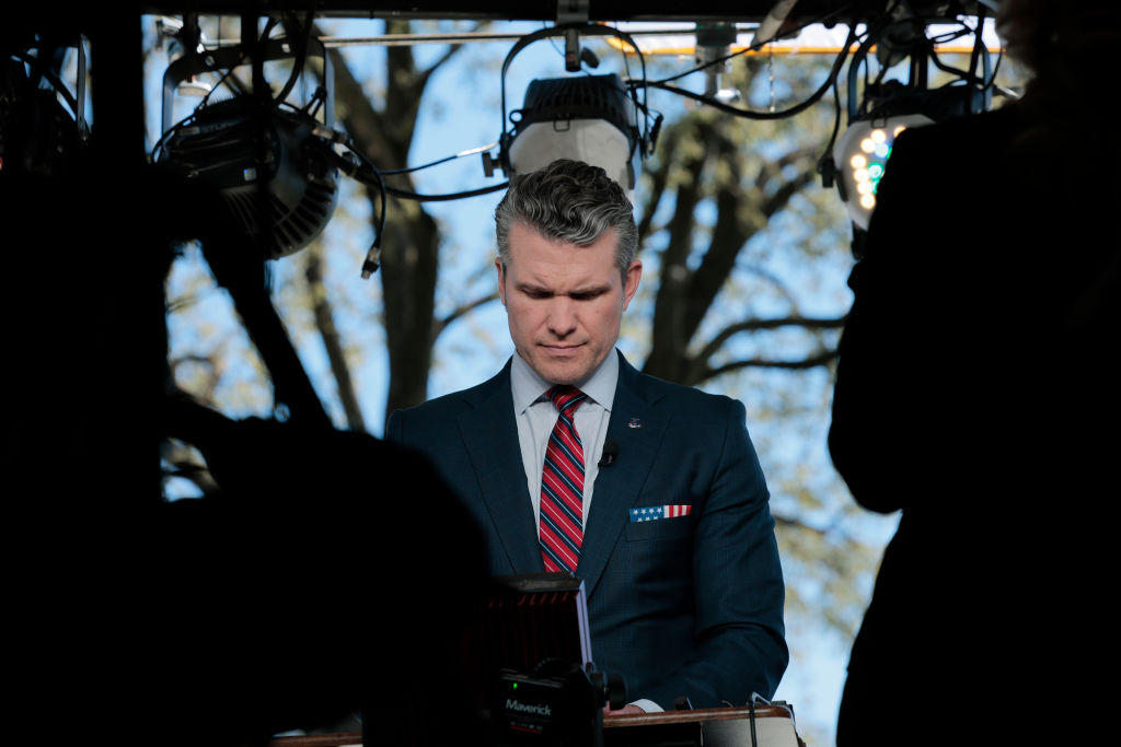 Defense Secretary Hegseth Does A TV Interview At The White House