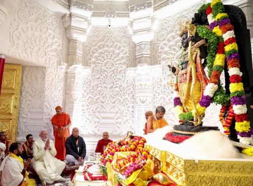 Indian premier inaugurates grand Ram temple in Ayodhya