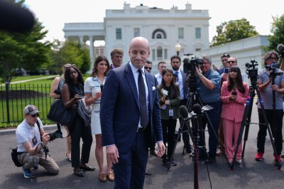 Stephen Miller Speaks To The Media At The White House
