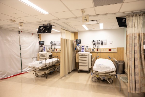 The emergency department for Long Island Jewish Hospital in Valley Stream, New York, on April 28, 2025. (Photo by Alejandra Villa Loarca/Newsday via Getty Images)
