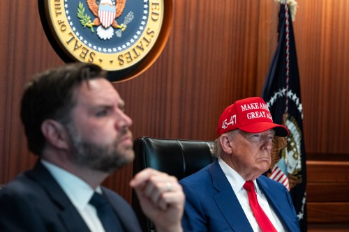 President Trump In The Situation Room During Strike on Iran