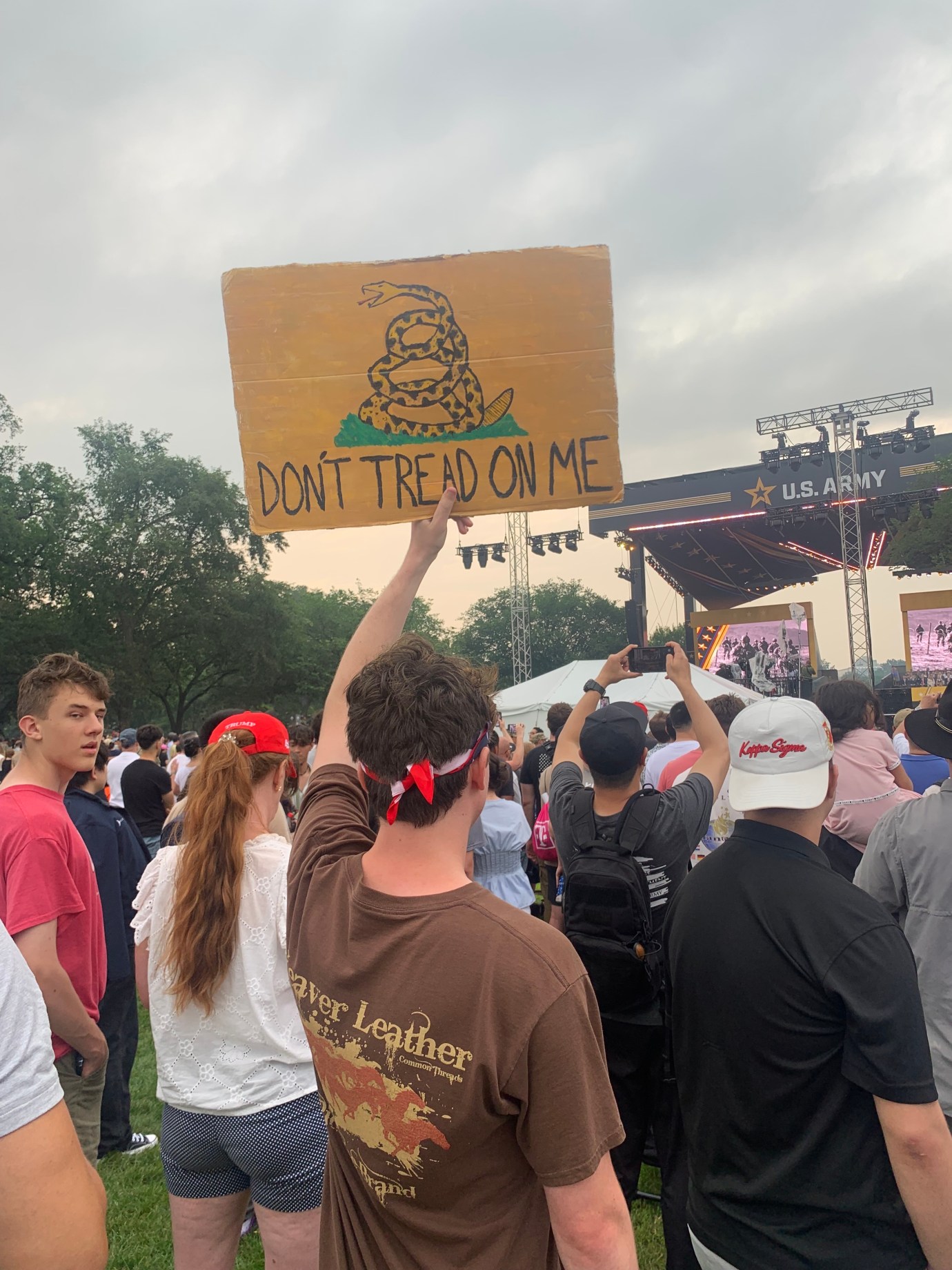 "No Kings" protesters attend military parade in Washington, D.C. (Photo by James P. Sutton/The Dispatch)