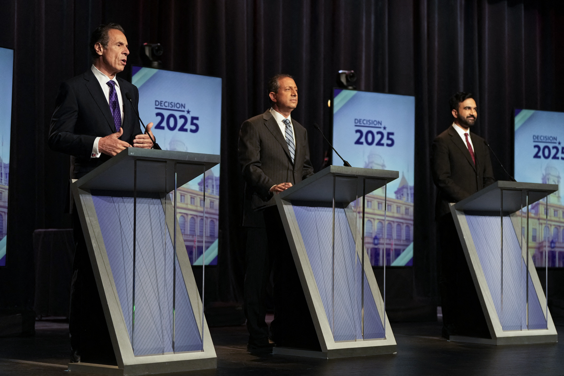 US-ELECTION-NEW YORK-MAYOR-DEBATE