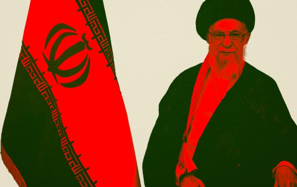 Illustration by Noah Hickey/The Dispatch. (Photo by Office of the Supreme Leader of Iran via Getty Images)