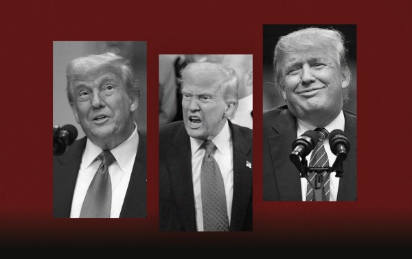 Illustration by Noah Hickey. (Photos by Tom Pennington/Getty Images; Chip Somodevilla/Getty Images; Andrew Harnik/Getty Images)
