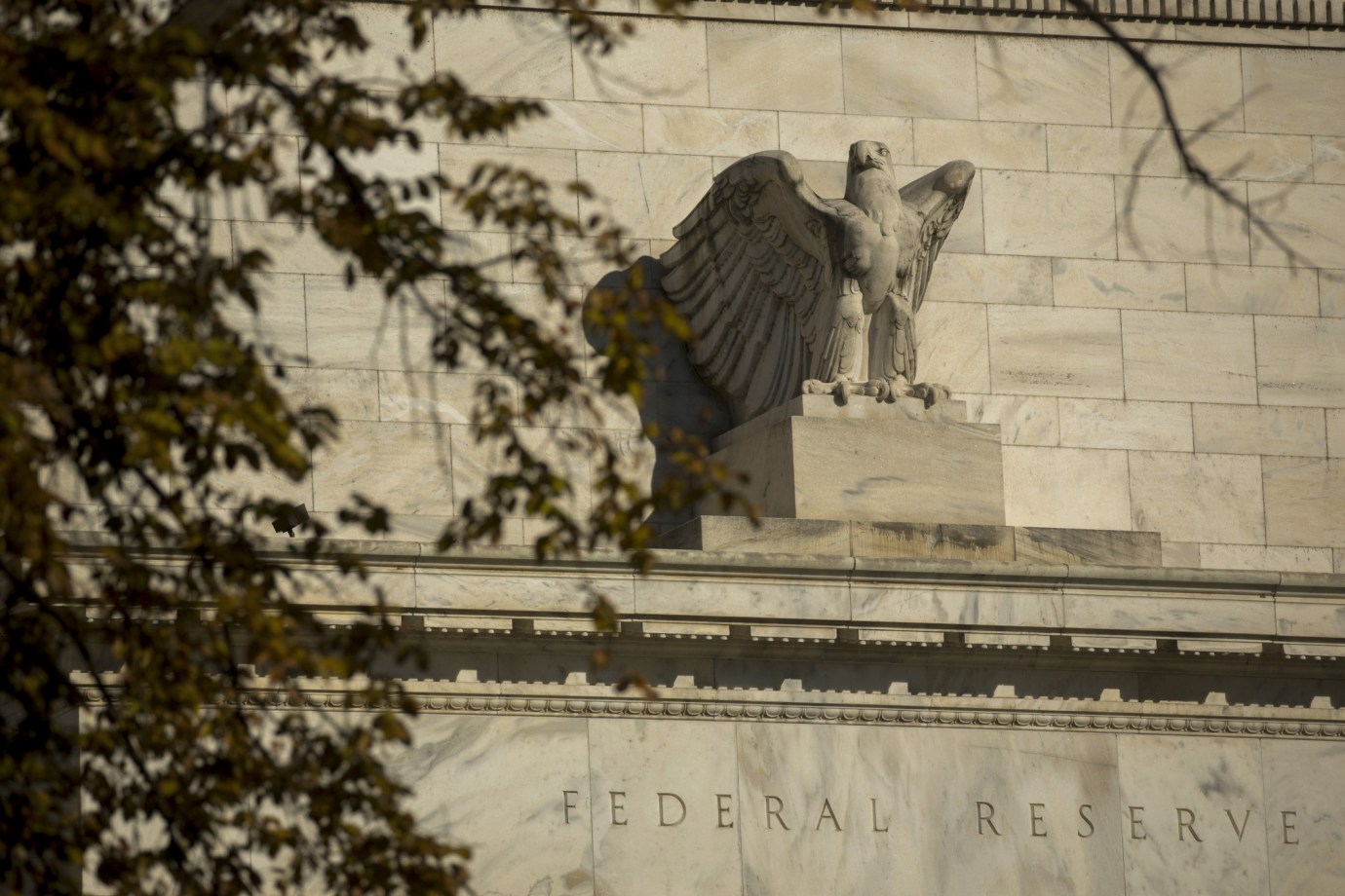 The Marriner S. Eccles Federal Reserve building. (Photographer: Andrew Harrer/Bloomberg)