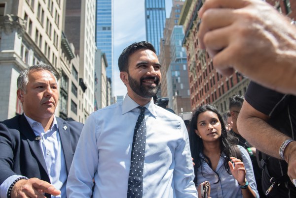 New York City mayoral candidate Zohran Mamdani attends the 2025 New York City Pride March on June 29, 2025, in New York City. (Photo by Noam Galai/Getty Images)